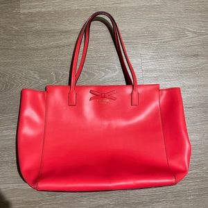 Large Kate Spade Tote Pink/Red